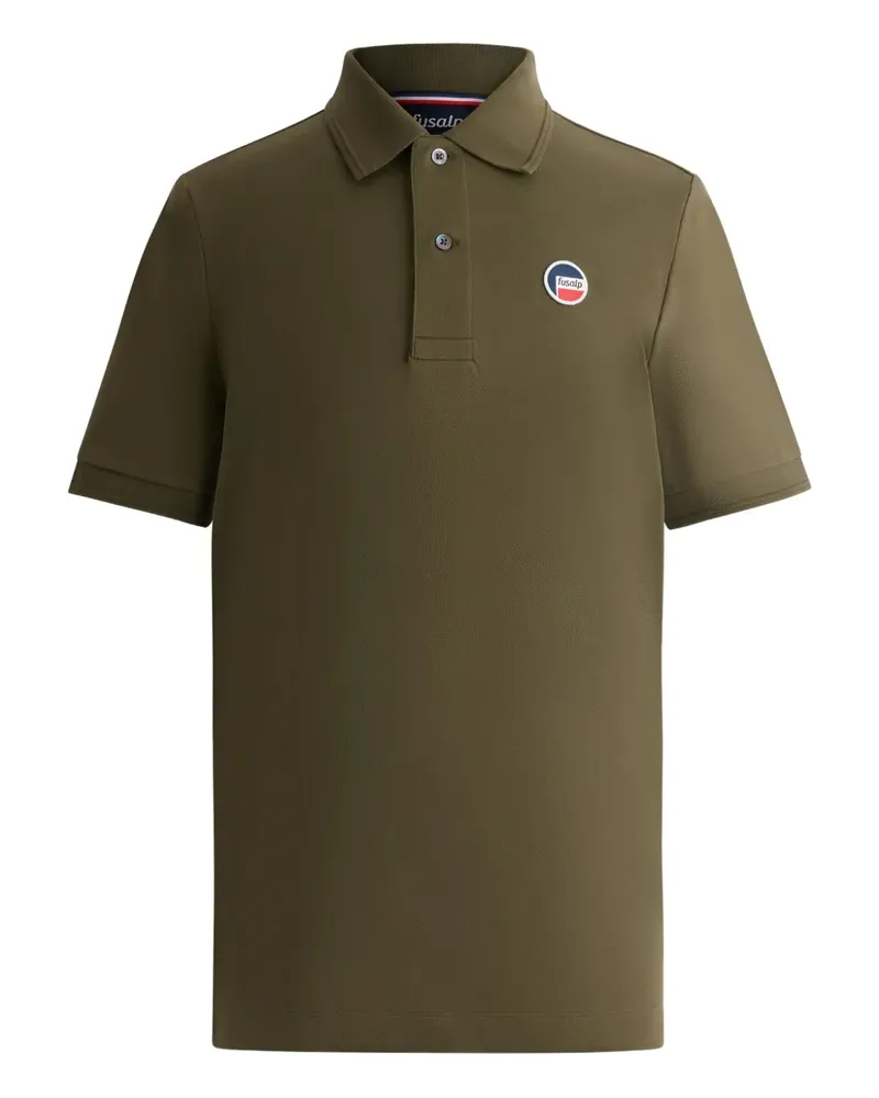 FUSALP pique-cotton polo shirt - Grün Grün