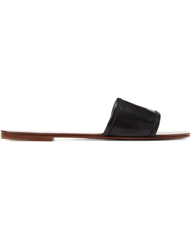 Ralph Lauren logo-detail sandals - Schwarz Schwarz