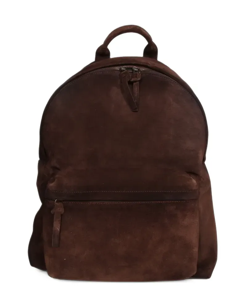 Officine Creative Italia OC Pack 001 suede backpack - Braun Braun