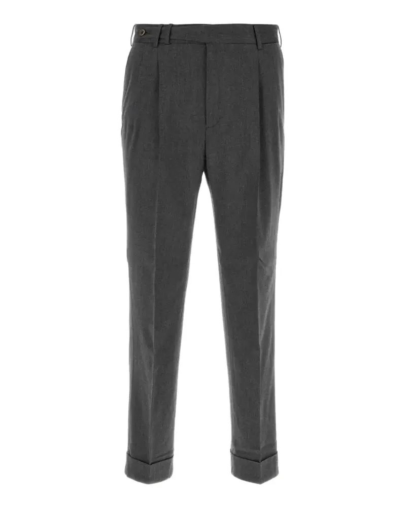 PT TORINO pleated turn-up trousers - Grau Grau