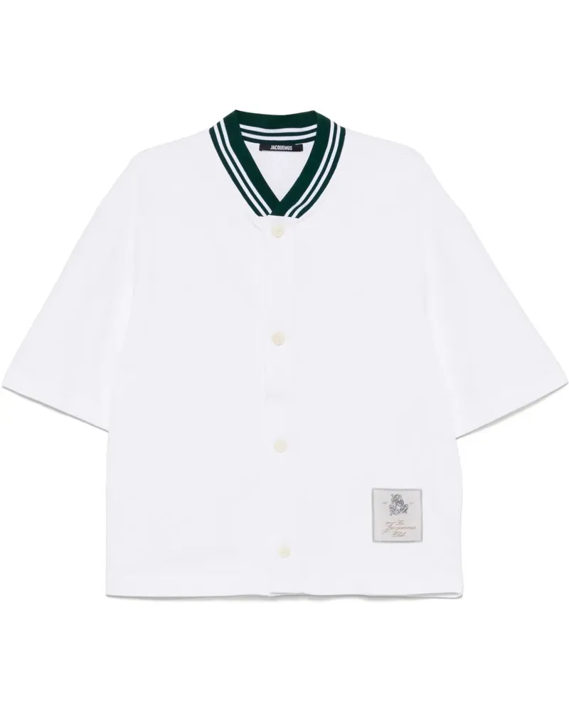 Jacquemus Baseball MC Hemd - Weiß Weiß