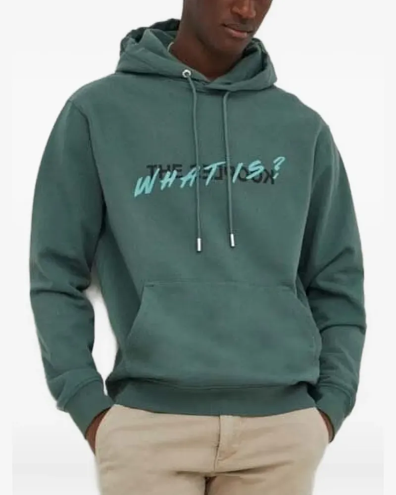 The Kooples Hoodie mit Logo-Print - Grün Grün
