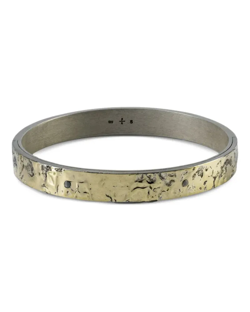 Parts Of Four 18kt Sistema Gelbgoldarmreif - Silber Silber