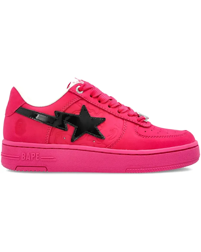 BAPE star-appliqué sneakers - Rosa Rosa