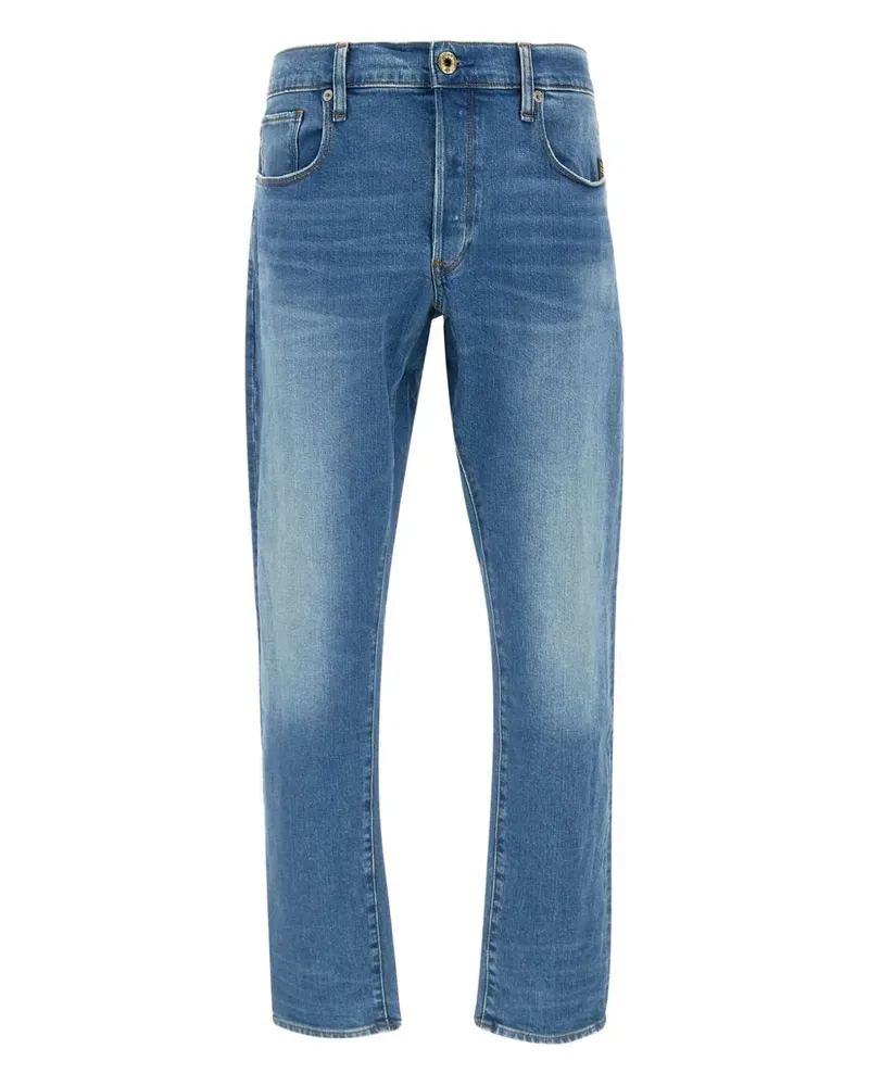 G-STAR RAW 3301 Five-Pocket-Jeans mit Logo - Blau Blau