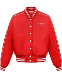 SPORTY & RICH SR Sporty Collegejacke Rot