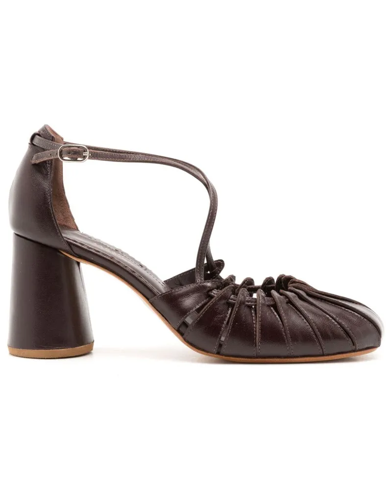 Sarah Chofakian Lee Pumps 65mm - Braun Braun