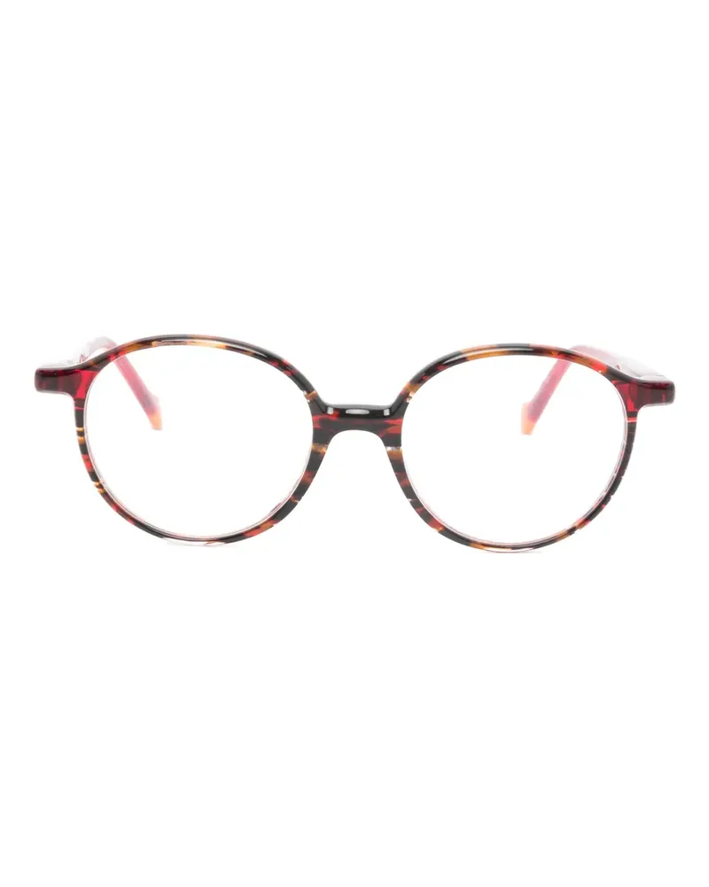 Etnia Barcelona Brille mit rundem Gestell - Rot Rot
