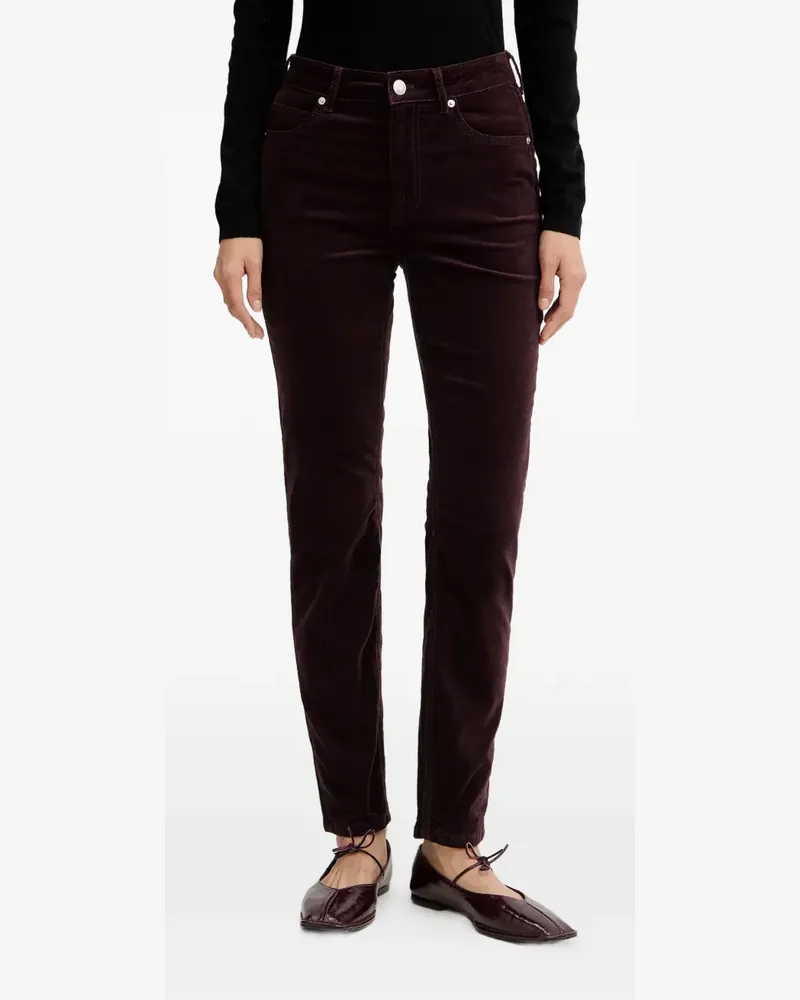 Marc O'Polo corduroy slim trousers - Violett Violett