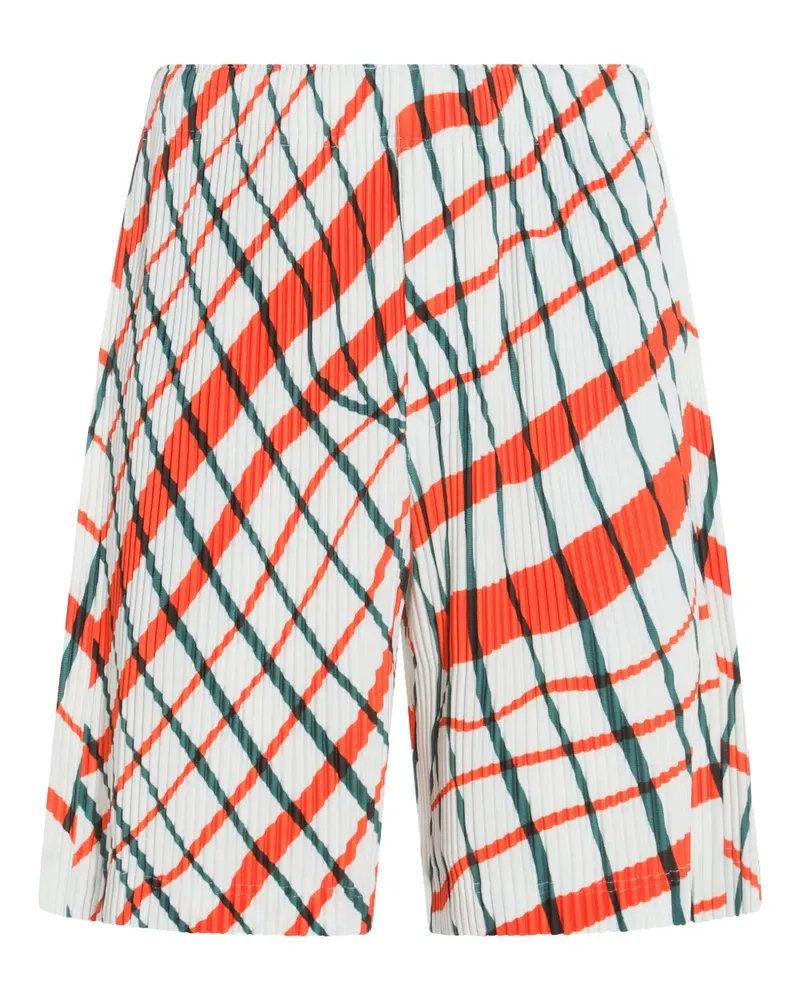 Issey Miyake Shorts mit Falten - Weiß Weiß