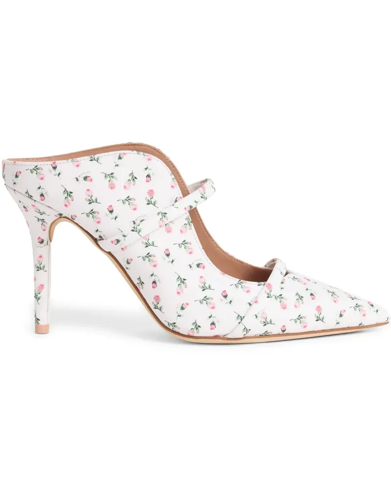 Malone Souliers Maureen Mules 85mm - Weiß Weiß