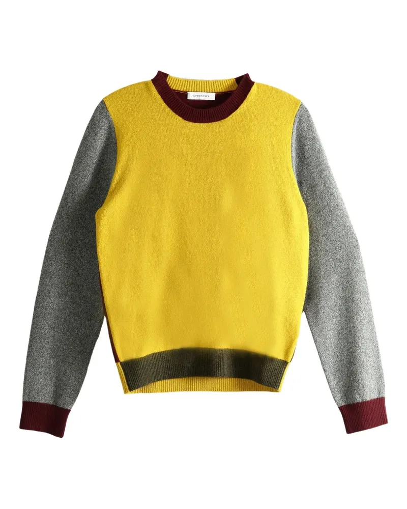 Givenchy Pullover in Colour-Block-Optik - Gelb Gelb