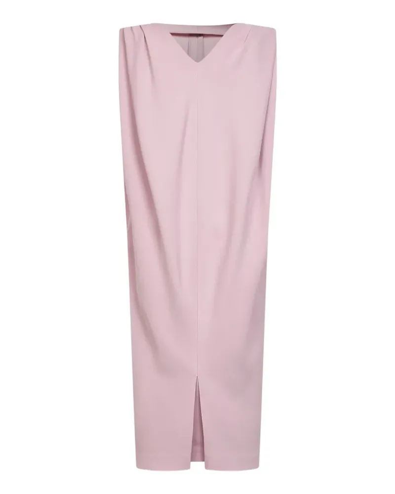 Balenciaga pleat-details midi dress - Rosa Rosa