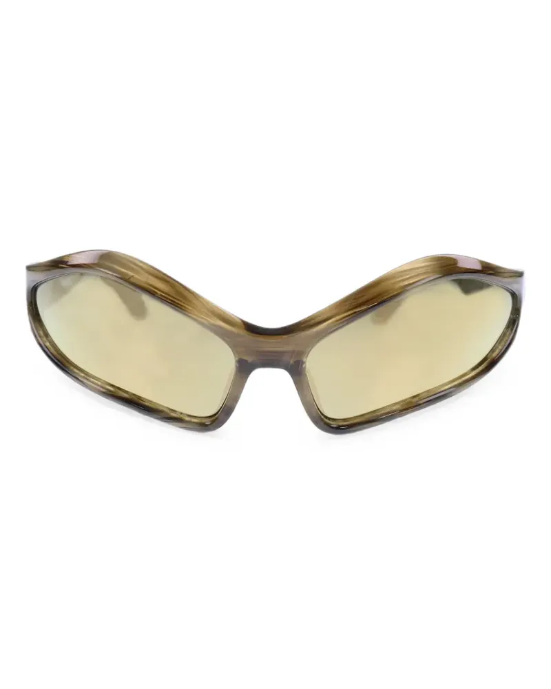 Balenciaga Fennec Sonnenbrille - Braun Braun