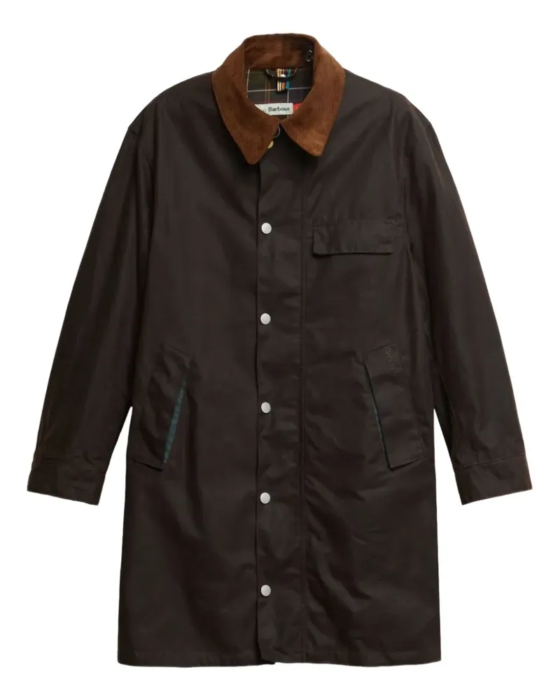 Barbour corduroy-collar jacket - Braun Braun