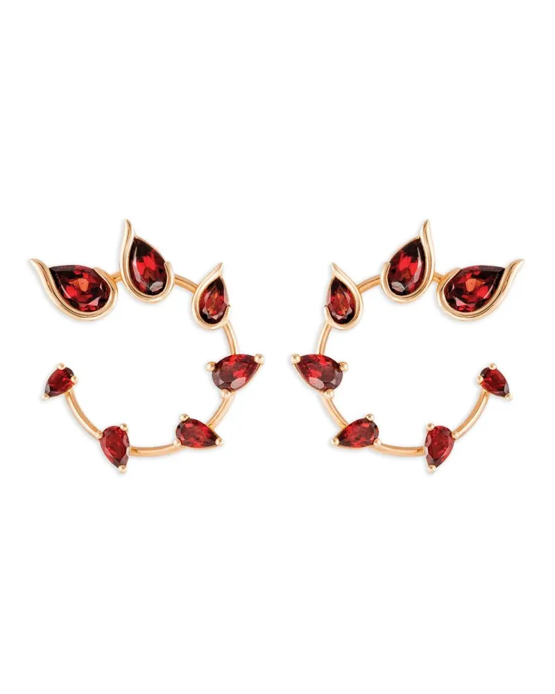 Fernando Jorge 18kt rose gold Flicker garnet earrings Gold