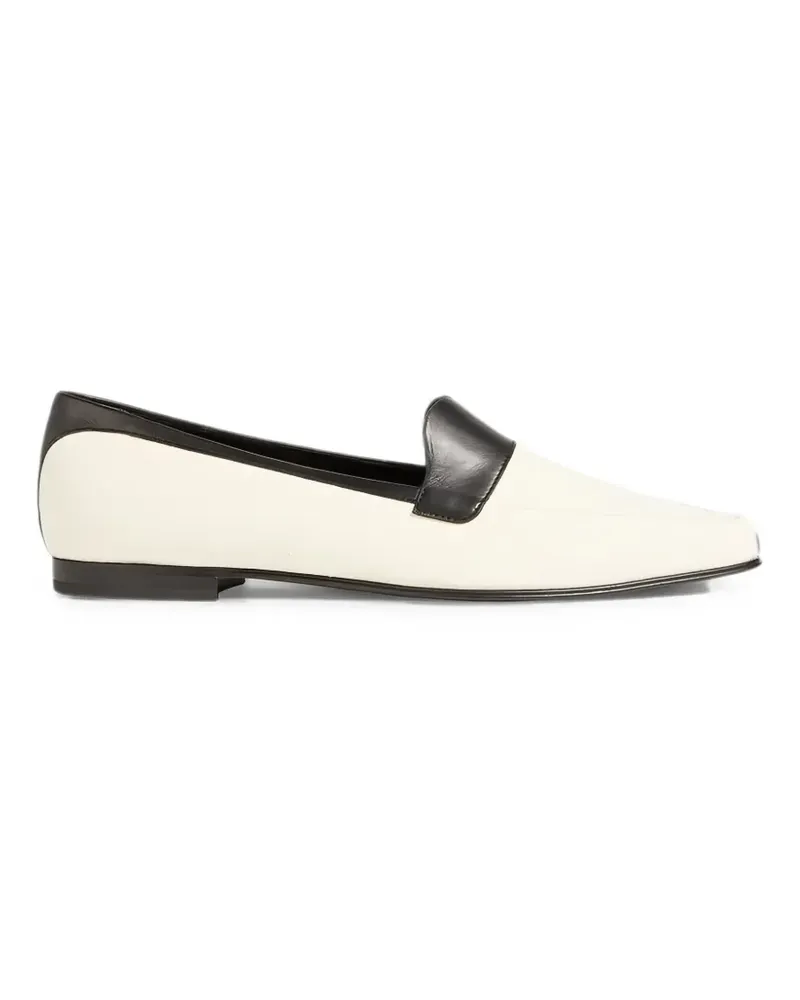 KHAITE Loafer mit Lederbesatz - Nude Nude