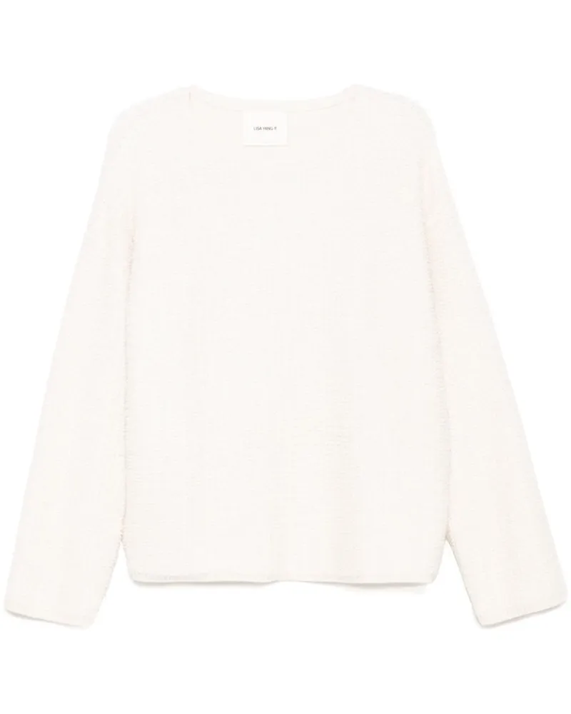 Lisa Yang Elsa Pullover - Weiß Weiß