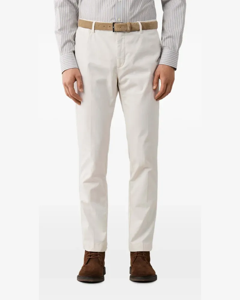 Hackett Chino mit geradem Bein - Weiß Weiß