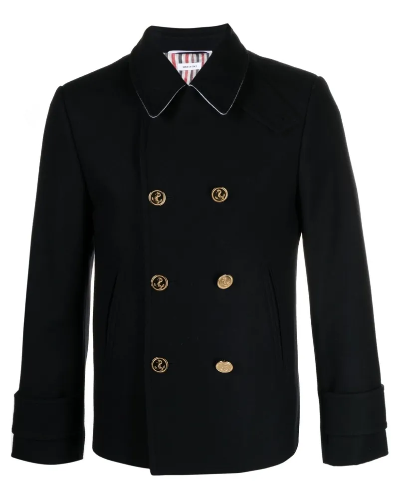 Thom Browne Doppelreihige Cabanjacke - Blau Blau
