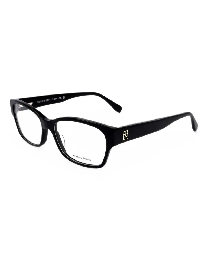 Tommy Hilfiger rectangle-frame glasses - Schwarz Schwarz