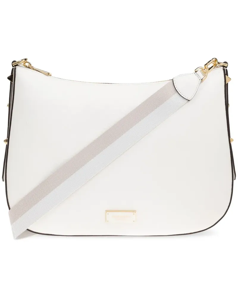 Kate Spade Schultertasche mit Logo-Schild - Weiß Weiß