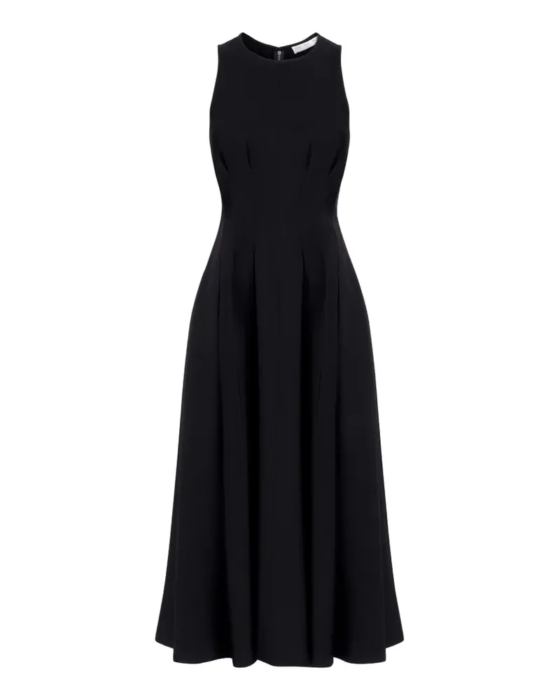 Proenza Schouler Bronwyn Midikleid mit Falten - Schwarz Schwarz