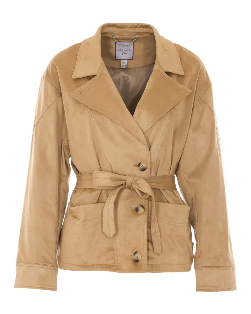 Urbancode Jacke mit V-Ausschnitt - Nude Nude