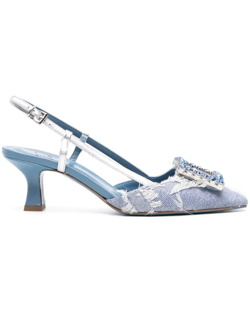 FESTA Milano Stefi Slingback-Sandalen 60mm Blau