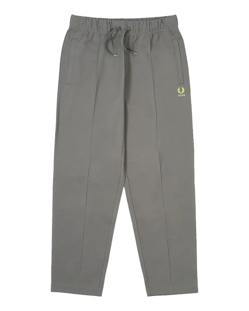PALACE x Fred Perry logo-embroidered track pants - Grau Grau