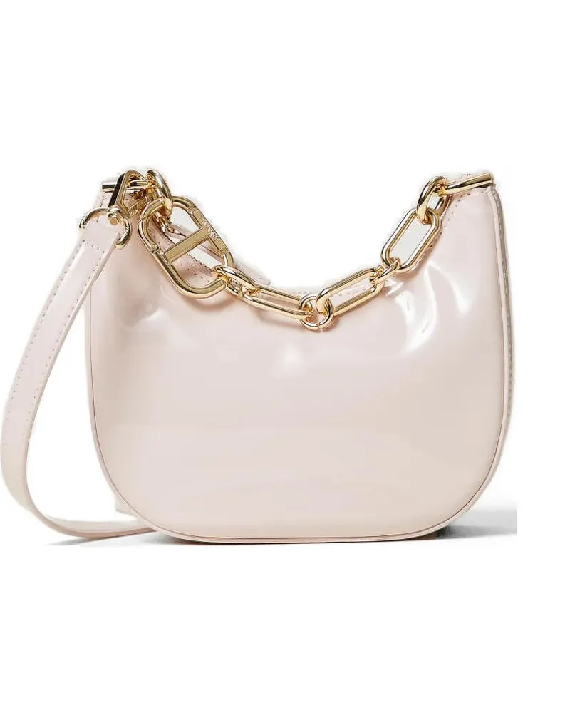 Twin-Set Mini Croissant cross body bag - Rosa Rosa