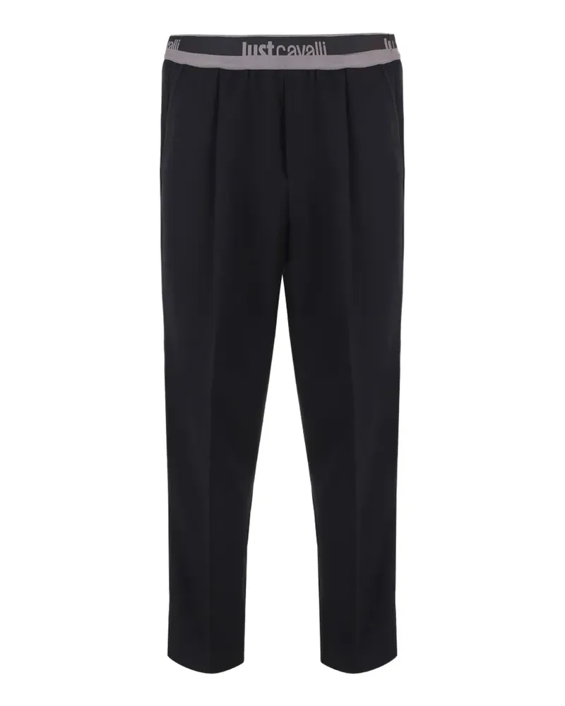 Just Cavalli Hose mit Logo-Bund - Schwarz Schwarz