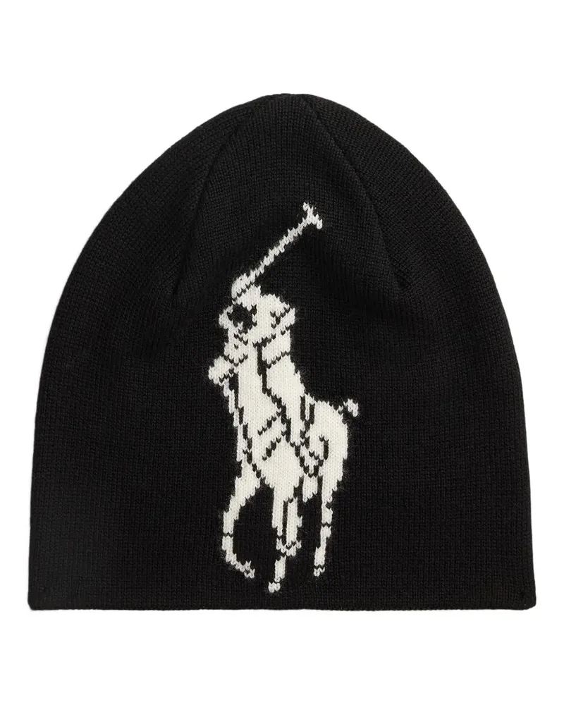 Ralph Lauren wool beanie hat - Schwarz Schwarz