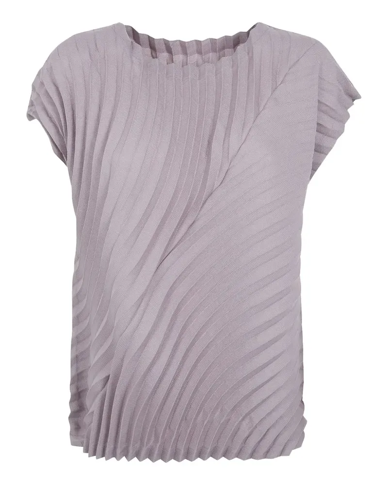 Issey Miyake pleated blouse - Nude Nude