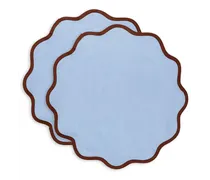 Set aus zwei Cloud Tischsets - Blau