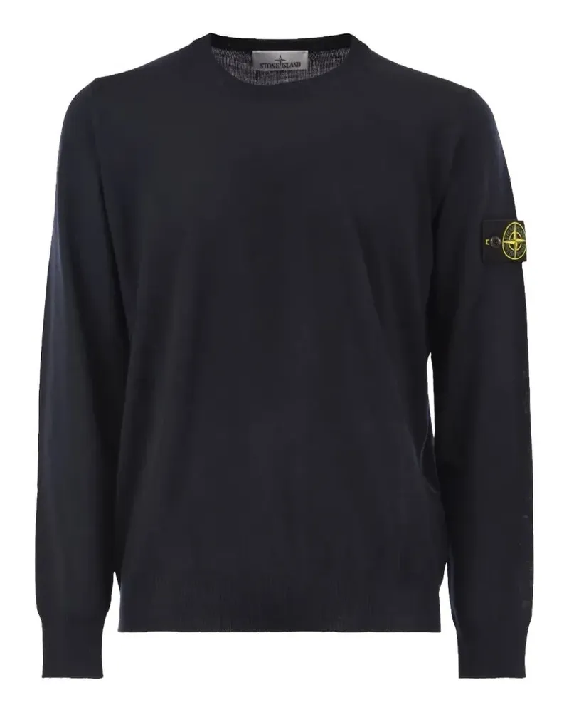 Stone Island 5100071 light pure rws wool sweater - Blau Blau