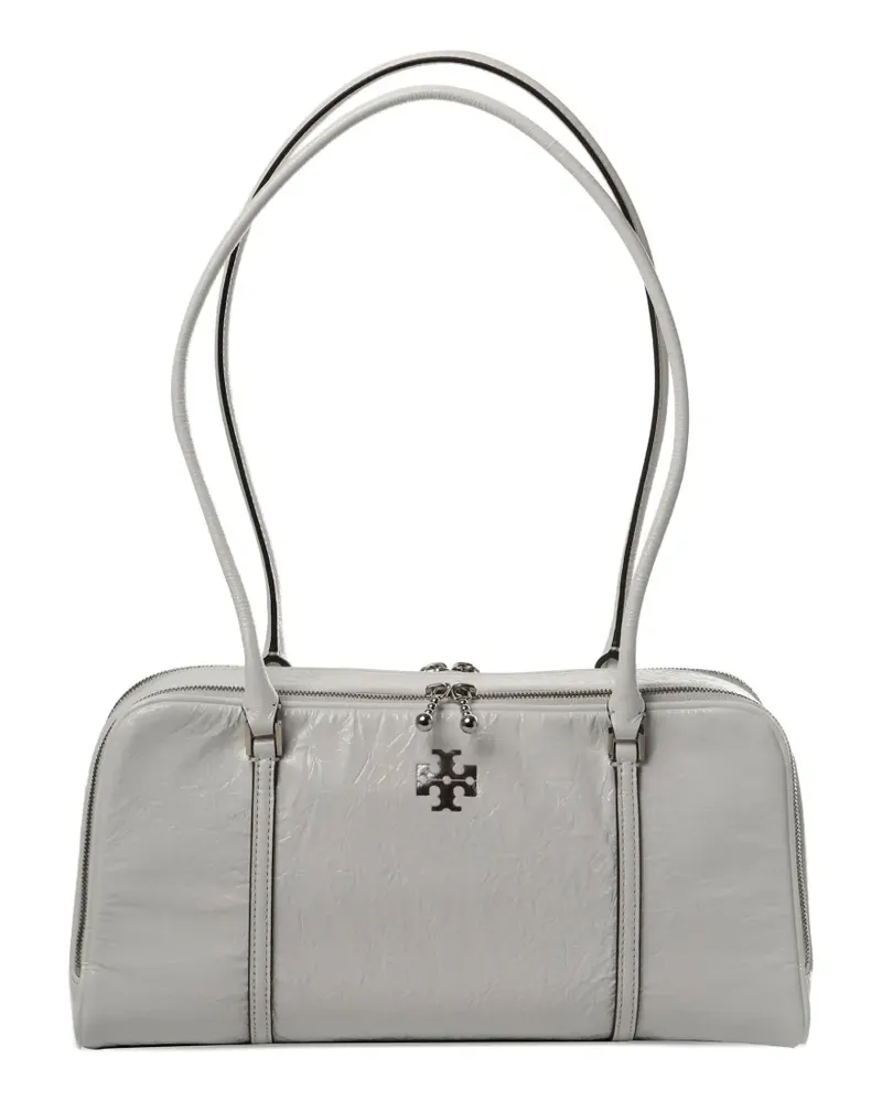 Tory Burch small logo-detail zip-fastening shoulder bag - Weiß Weiß