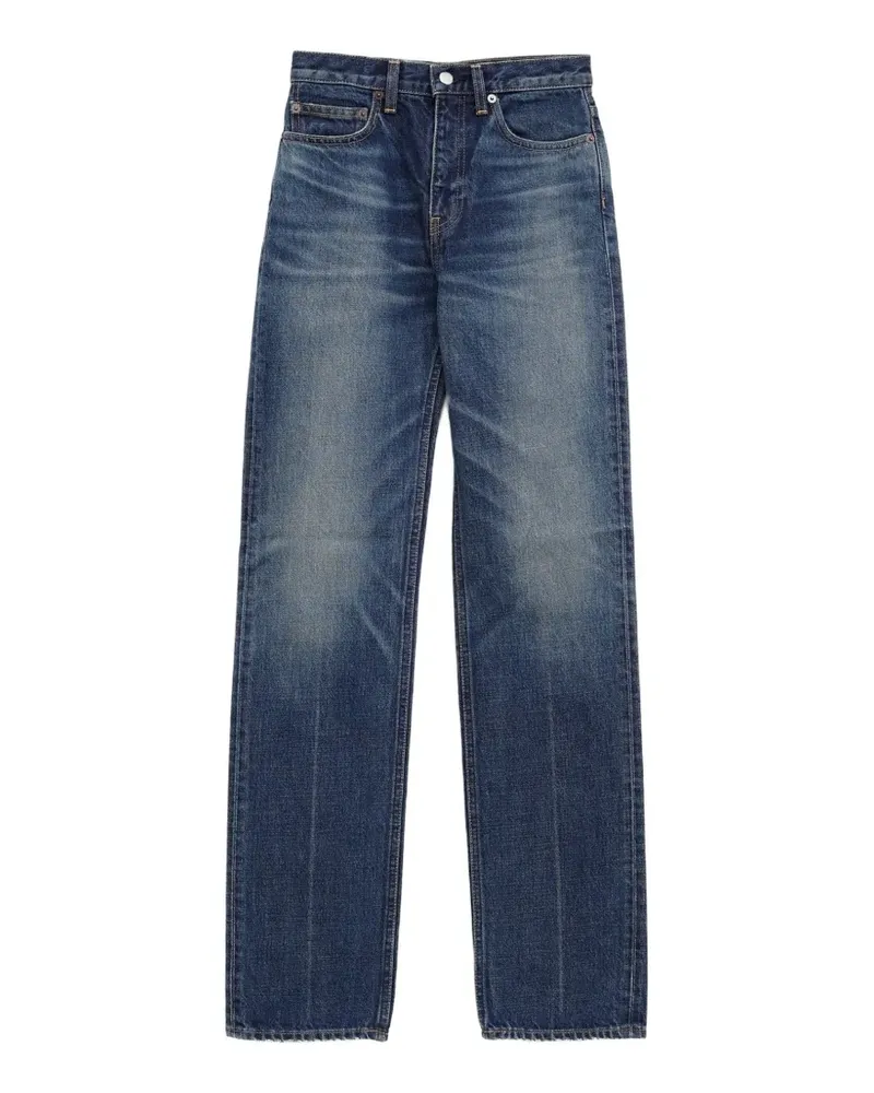 Totême classic slim denim full length faded blue - Blau Blau