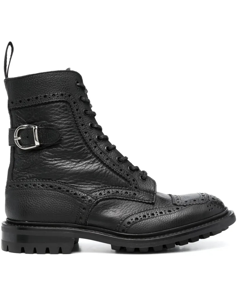 Tricker's Knöchelhohe Schnürstiefel - Schwarz Schwarz
