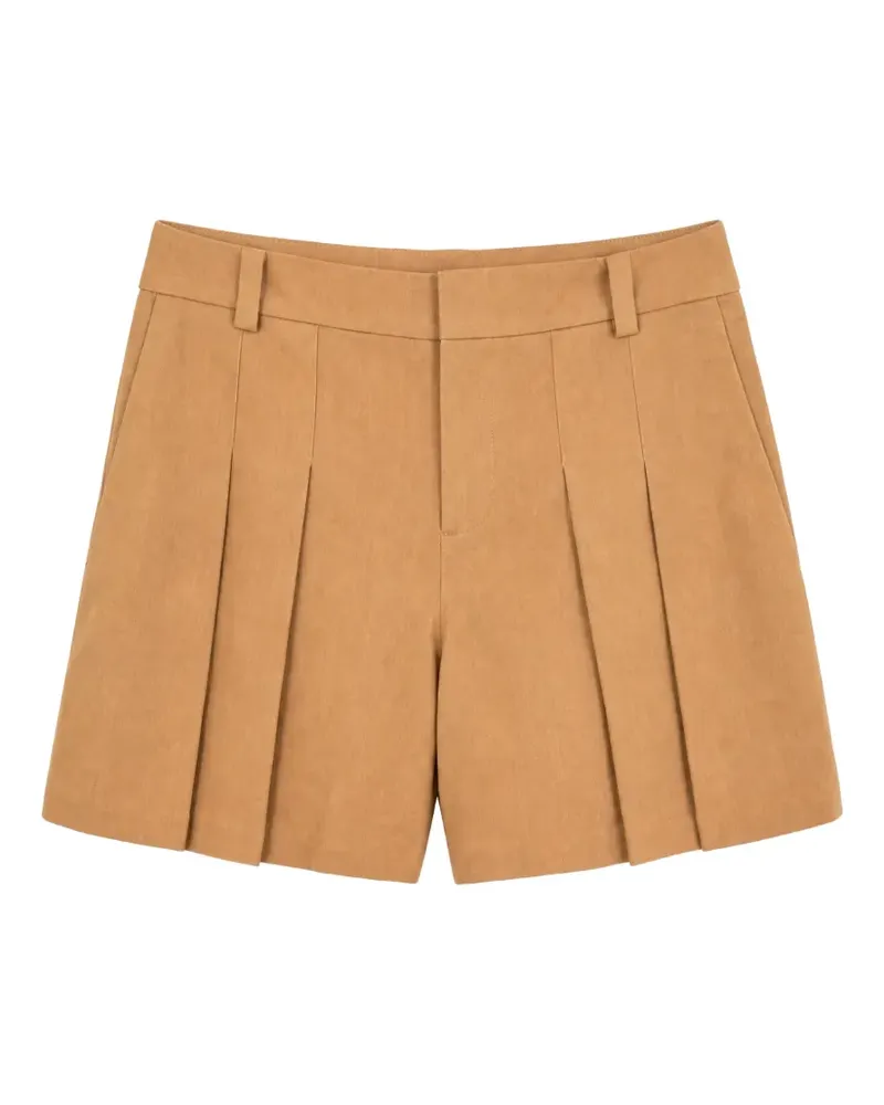 Alice + Olivia Blaire pleated tailored shorts - Braun Braun