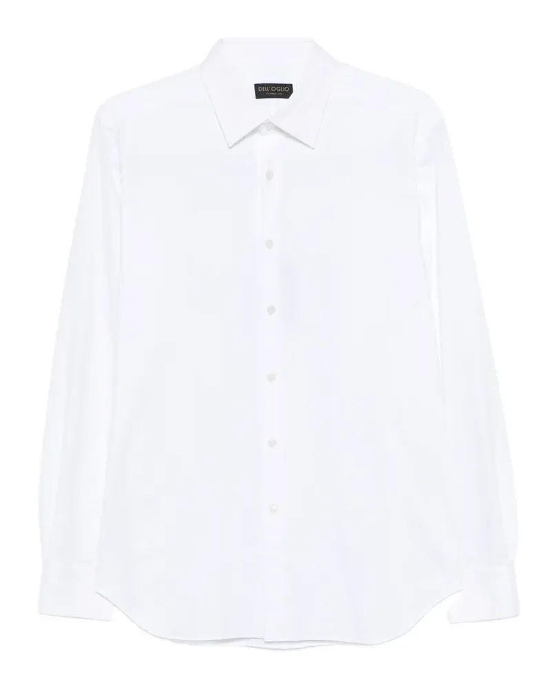 Dell'oglio Klassisches Hemd - Weiß Weiß