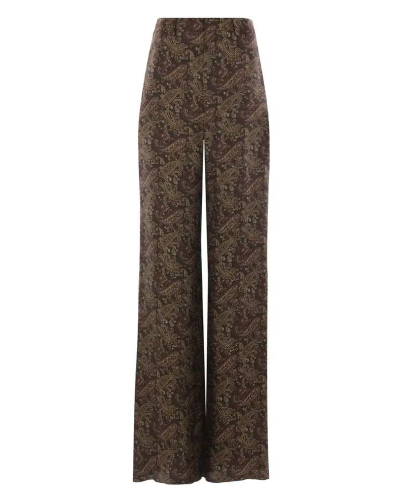 Saint Laurent Gerade Hose - Braun Braun