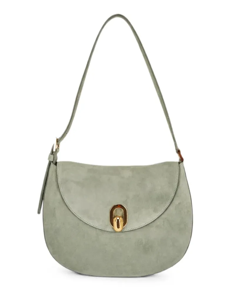 SAVETTE Kleine Tondo Schultertasche - Grün Grün
