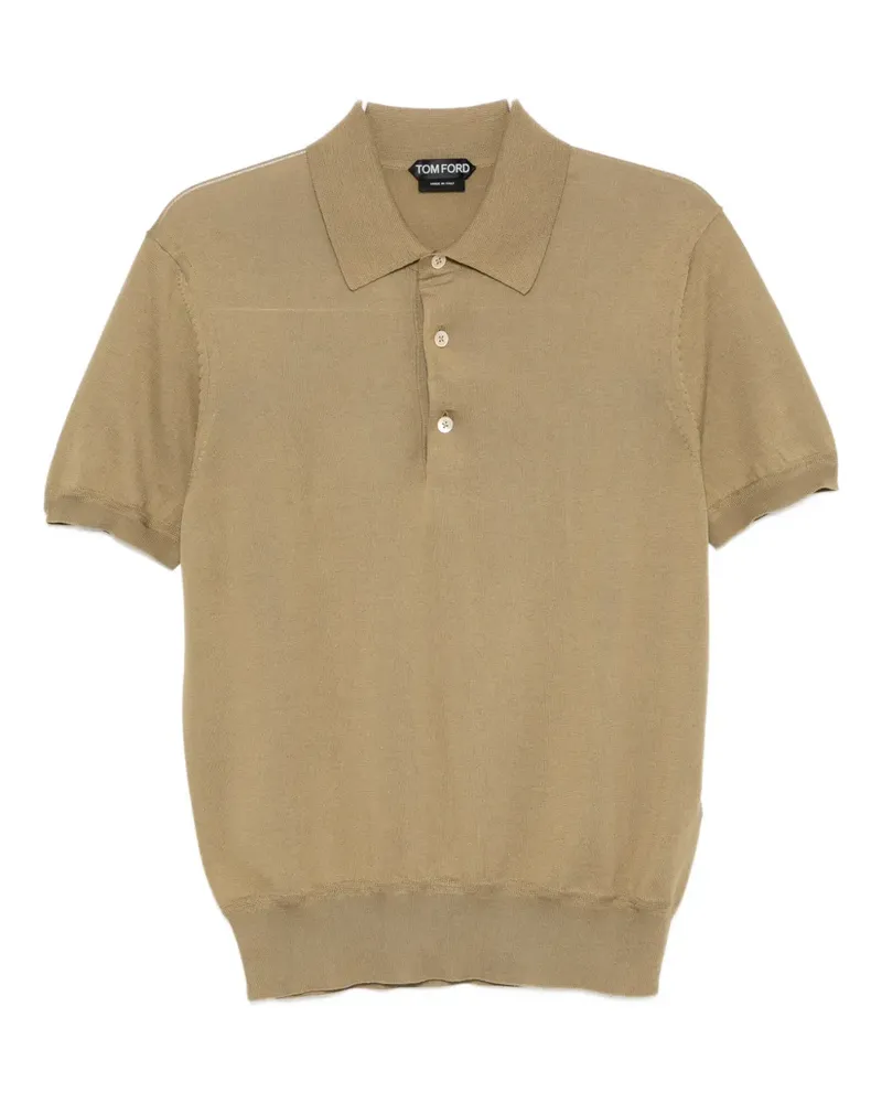 Tom Ford knitted polo shirt - Grün Grün