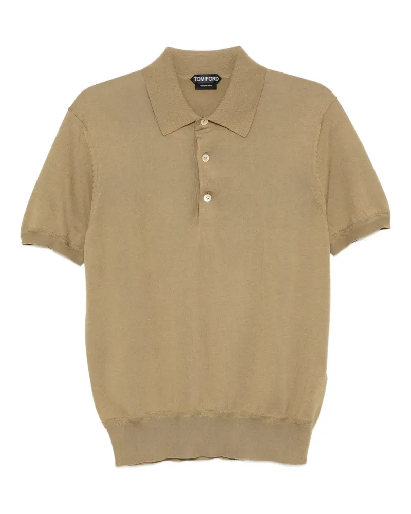 Tom Ford knitted polo shirt - Grün Grün