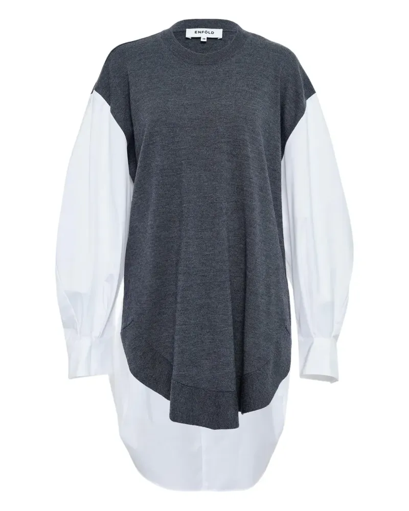 ENFÖLD panelled top - Grau Grau