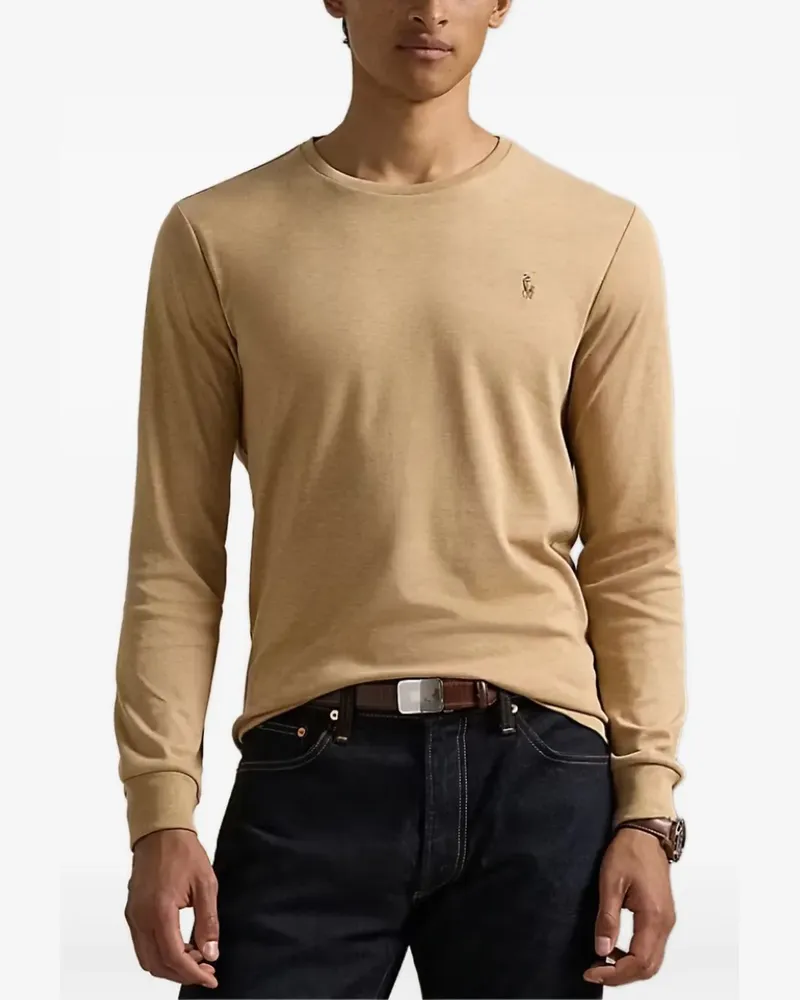 Ralph Lauren T-Shirt aus Baumwolle - Nude Nude