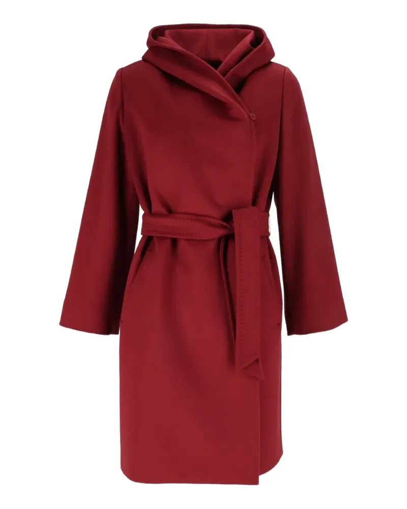 Max Mara Newmang hooded belted coat - Rot Rot