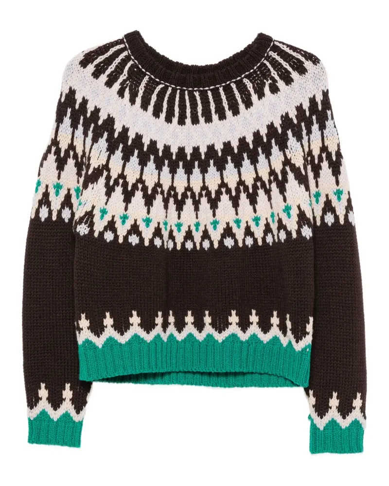 forte_forte Gestrickter Pullover - Braun Braun