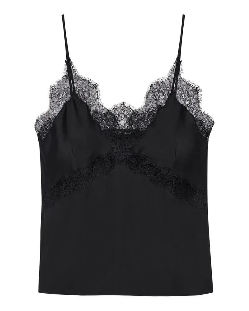 Anine Bing Mael camisole - black - Schwarz Schwarz